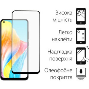 Стекло защитное Dengos Full Glue Oppo A78 4G (black) (TGFG-313)