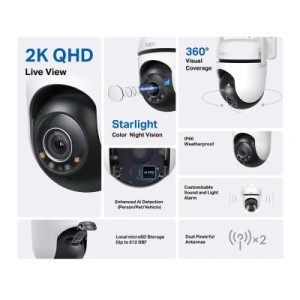 Камера відеоспостереження TP-Link TAPO-C520WS