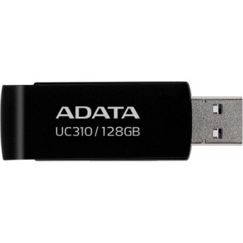 USB флеш накопитель ADATA 128GB UC310 USB 3.2 Black (UC310-128G-RBK)