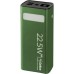 Батарея универсальная Gelius Lightstone GP-PB300 30000mAh QC+PD (22.5W) Green (00000090465)