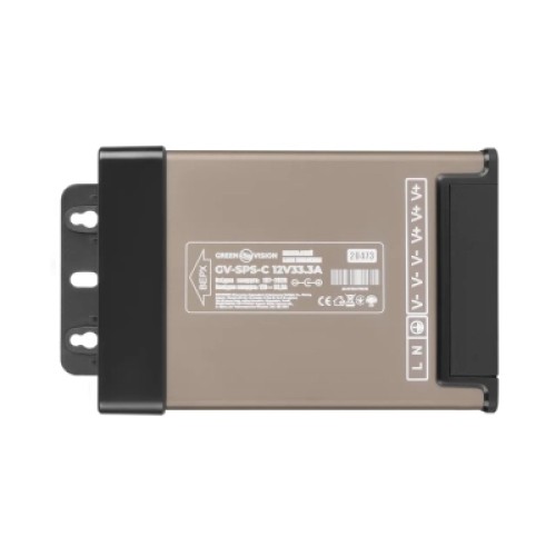 Блок питания для систем видеонаблюдения Greenvision GV-SPS-C 12V33.3A Блок питания для систем видеонаблюдения Greenvision GV-SPS-C 12V33.3A