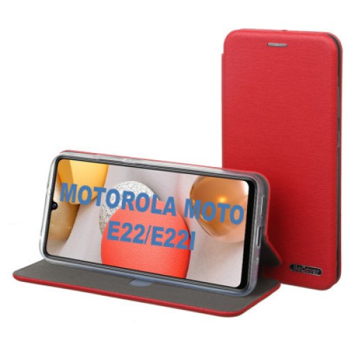 Чехол для мобильного телефона BeCover Exclusive Motorola Moto E22/E22i Burgundy Red (710241)