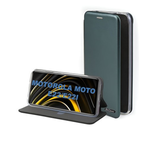 Чехол для мобильного телефона BeCover Exclusive Motorola Moto E22/E22i Dark Green (710242)