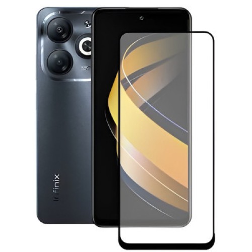 Стекло защитное BeCover Infinix Smart 8 (X6525) Black (710482)