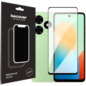Стекло защитное BeCover Tecno Spark Go 2024 (BG6) Black (710484)