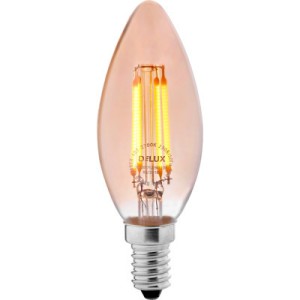 Лампочка Delux BL37B 4 Вт 2700K amber 220В E14 filament (90011682)