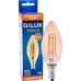 Лампочка Delux BL37B 4 Вт 2700K amber 220В E14 filament (90011682)