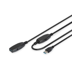 Дата кабель USB 3.0 AM/AF 20.0m Active Digitus (DA-73107)
