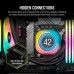 Система жидкостного охлаждения Corsair iCUE Link H100i LCD RGB (CW-9061007-WW)
