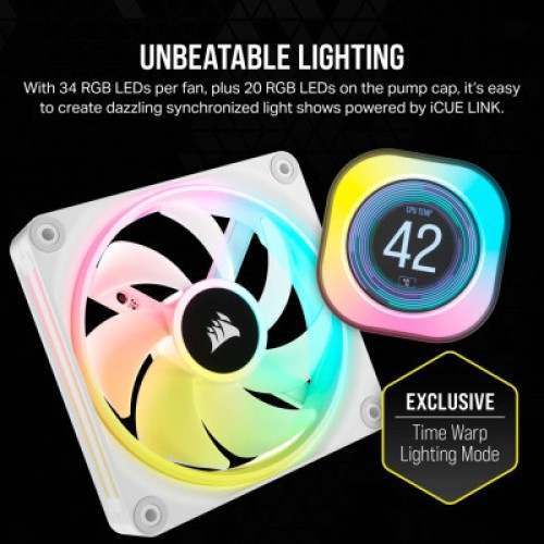 Система жидкостного охлаждения Corsair iCUE Link H150i LCD RGB (CW-9061010-WW)