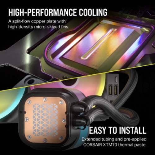 Система жидкостного охлаждения Corsair iCUE Link H170i RGB (CW-9061004-WW)