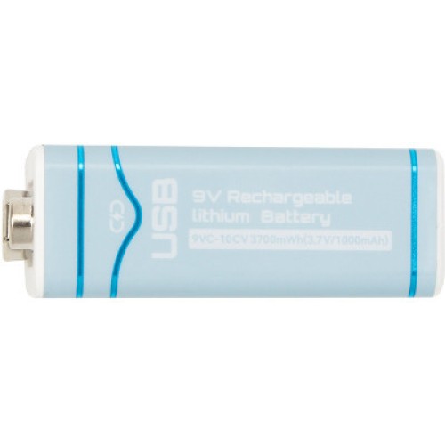 Аккумулятор Крона 9V USB Type-C 1000mah Li-ion Beston (9VC-10VC/AA620289)