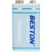 Аккумулятор Крона 9V USB Type-C 1000mah Li-ion Beston (9VC-10VC/AA620289)