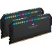 Модуль памяти для компьютера DDR5 32GB (2x16GB) 6000 MHz Dominator Platinum RGB Black Corsair (CMT32GX5M2E6000C36)