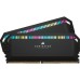 Модуль памяти для компьютера DDR5 32GB (2x16GB) 6000 MHz Dominator Platinum RGB Black Corsair (CMT32GX5M2E6000C36)