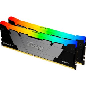 Модуль памяти для компьютера DDR4 32GB (2x16GB) 3200 MHz RenegadeRGB Kingston Fury (ex.HyperX) (KF432C16RB12AK2/32)