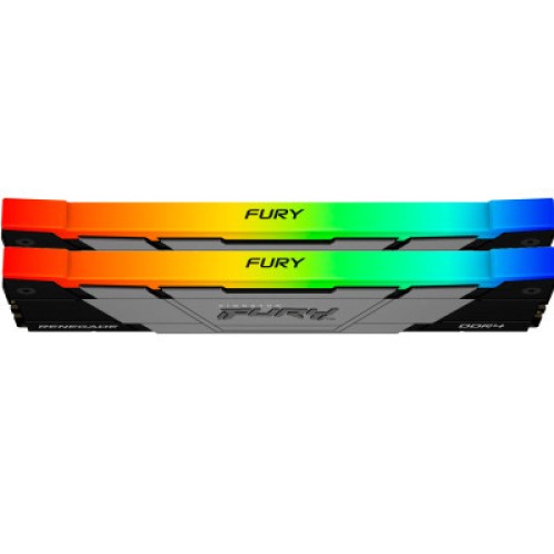 Модуль памяти для компьютера DDR4 32GB (2x16GB) 3200 MHz RenegadeRGB Kingston Fury (ex.HyperX) (KF432C16RB12AK2/32)
