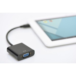 Перехідник MicroHDMI to VGA (M/F) Full HD Digitus (DA-70460)