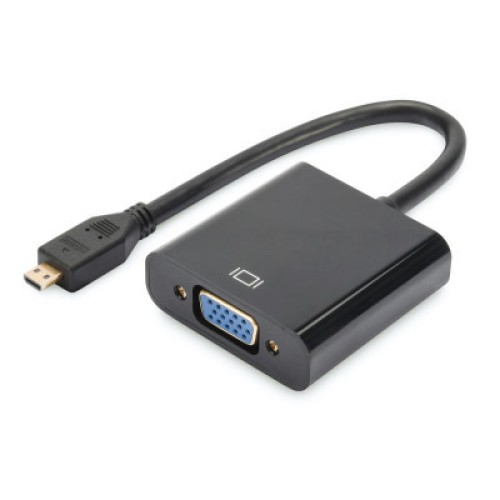 Переходник MicroHDMI to VGA (M/F) Full HD Digitus (DA-70460)