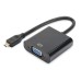 Переходник MicroHDMI to VGA (M/F) Full HD Digitus (DA-70460)