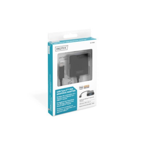 Переходник USB-C to VGA Full HD Digitus (DA-70853)