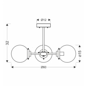 Люстра Candellux Lens (33-01290)