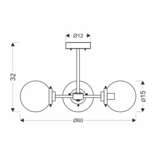 Люстра Candellux Lens (33-01290)