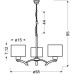 Люстра Candellux DRAGA (33-04208)