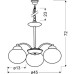 Люстра Candellux TOBAGO (33-25456)