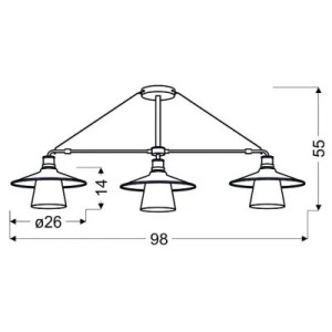 Люстра Candellux LOFT (33-43115)
