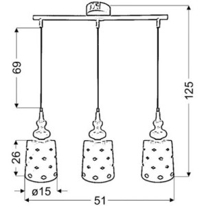 Люстра Candellux HAMP (33-51943)