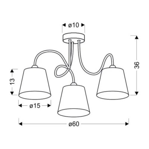 Люстра Candellux LUK (33-70746)