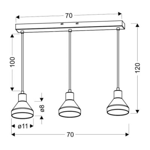 Люстра Candellux GREGORY (33-79008)