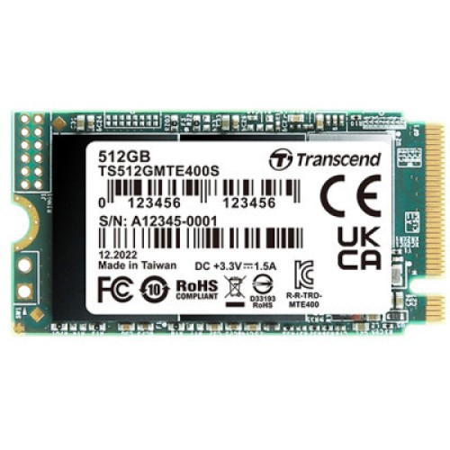 Накопитель SSD M.2 2242 512GB Transcend (TS512GMTE410S)