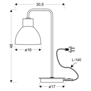 Настольная лампа Candellux VARIO (41-73488)