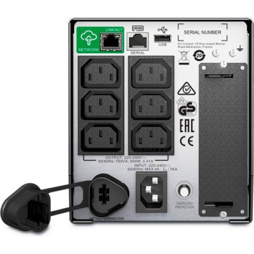 Источник бесперебойного питания APC Smart-UPS 750VA LCD SmartConnect (SMT750IC)