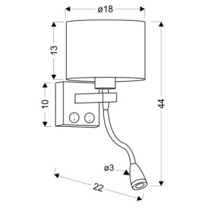 Бра Candellux POLO (21-75383)