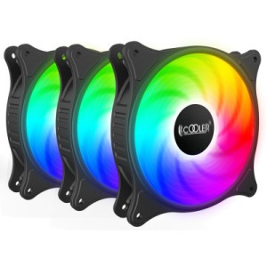 Кулер для корпуса PcCooler FX 120 ARGB BK 3in1