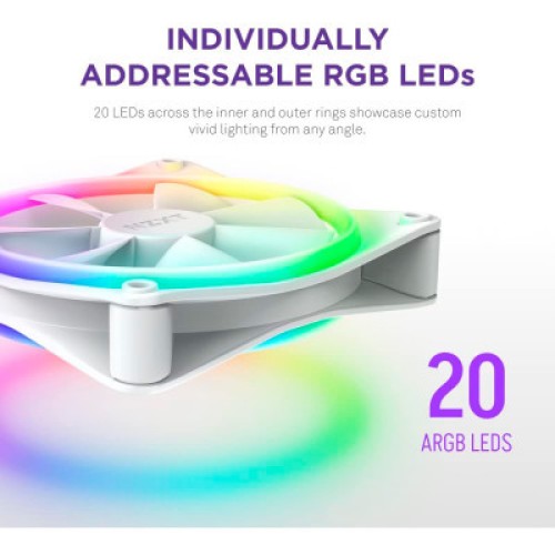 Кулер для корпуса NZXT F140RGB Duo (RF-D14SF-W1)