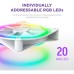 Кулер для корпуса NZXT F120RGB Duo (RF-D12SF-W1)