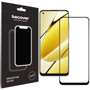 Стекло защитное BeCover Realme 11 4G Black (710510)