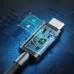 Дата кабель USB-С to USB-С 0.8m Thunderbolt4 40Gbps Power Delivery 100W 8K60Hz Choetech (A3010-BK)