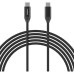 Дата кабель USB-С to USB-С 1.0m 240W USB2.0 Choetech (XCC-1035-BK)