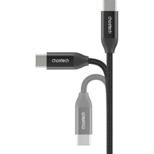 Дата кабель USB-С to USB-С 1.0m 240W USB2.0 Choetech (XCC-1035-BK)