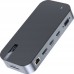 Концентратор Choetech USB-C 15-in-1 HDMI/PD/CR/LAN/USB-A/USB-C/AUX/VGA/DP (HUB-M52-GY)