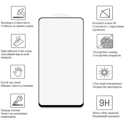 Стекло защитное Drobak Matte Ceramics Xiaomi Redmi Note 12 Pro 4G (535380)