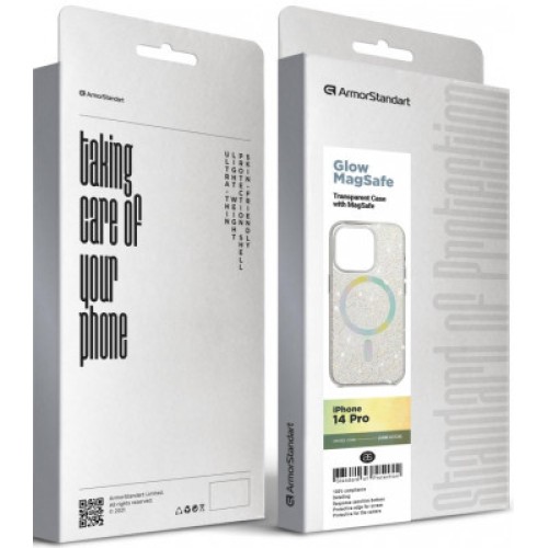 Чехол для мобильного телефона Armorstandart Glow Magsafe Apple iPhone 14 Pro Transparent (ARM69724)