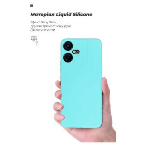 Чехол для мобильного телефона Armorstandart ICON Case Tecno POVA NEO 3 (LH6n) Camera cover Light Blue (ARM70382)