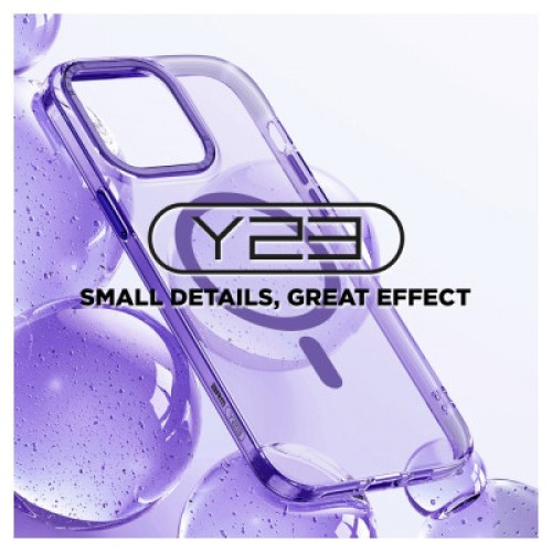 Чехол для мобильного телефона Armorstandart Y23 MagSafe Apple iPhone 15 Transparent Purple (ARM68567)