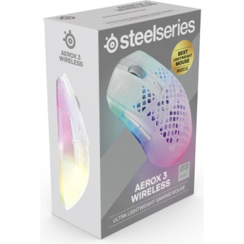 Мышка SteelSeries Aerox 3 Wireless Ghost (62610)
